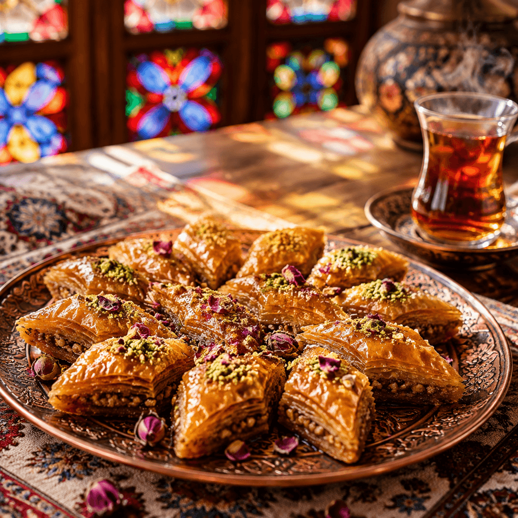 تصویر غذای باقلوا
