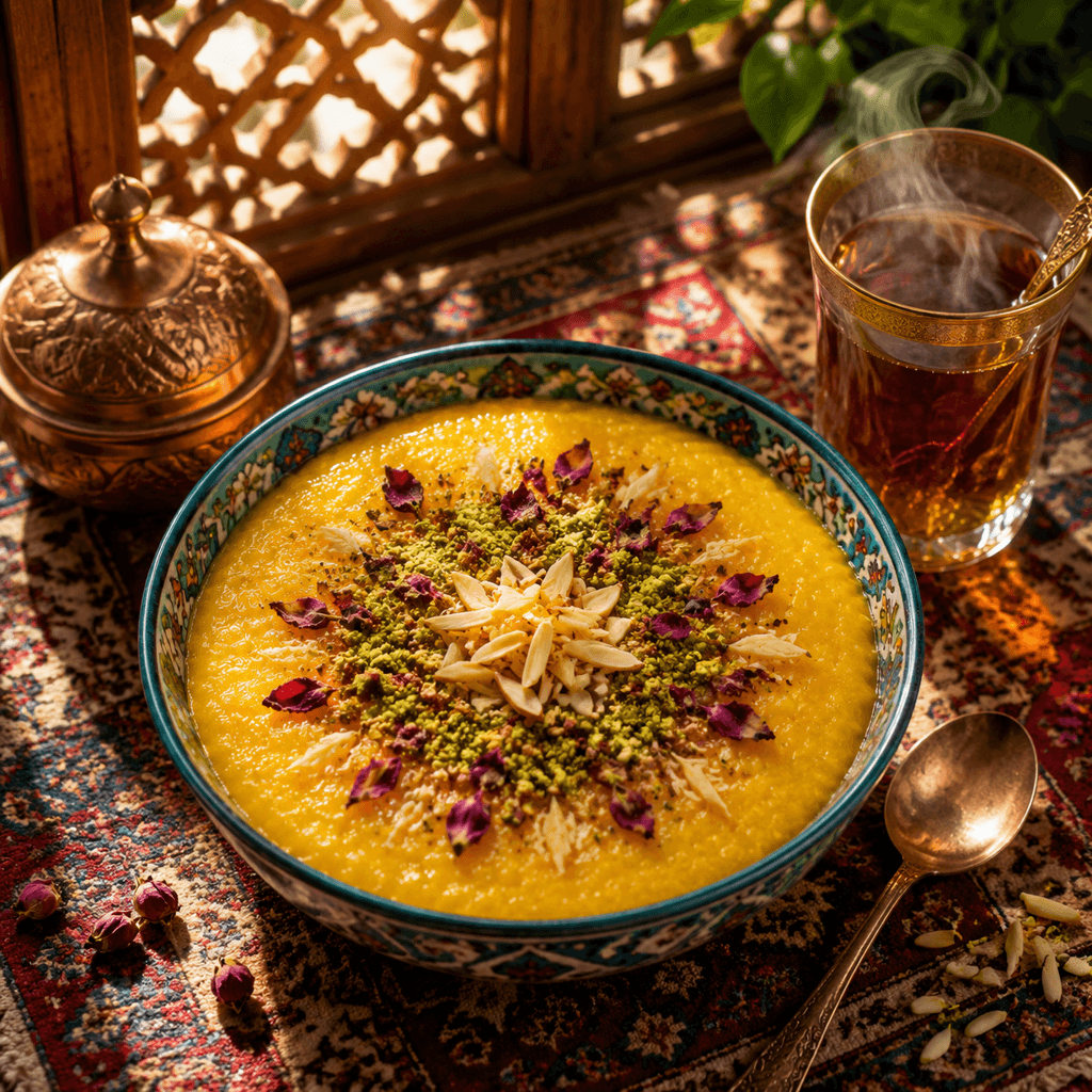 تصویر غذای شله‌زرد