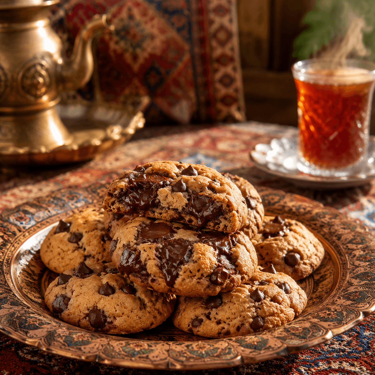 تصویر غذای کوکی شکلاتی