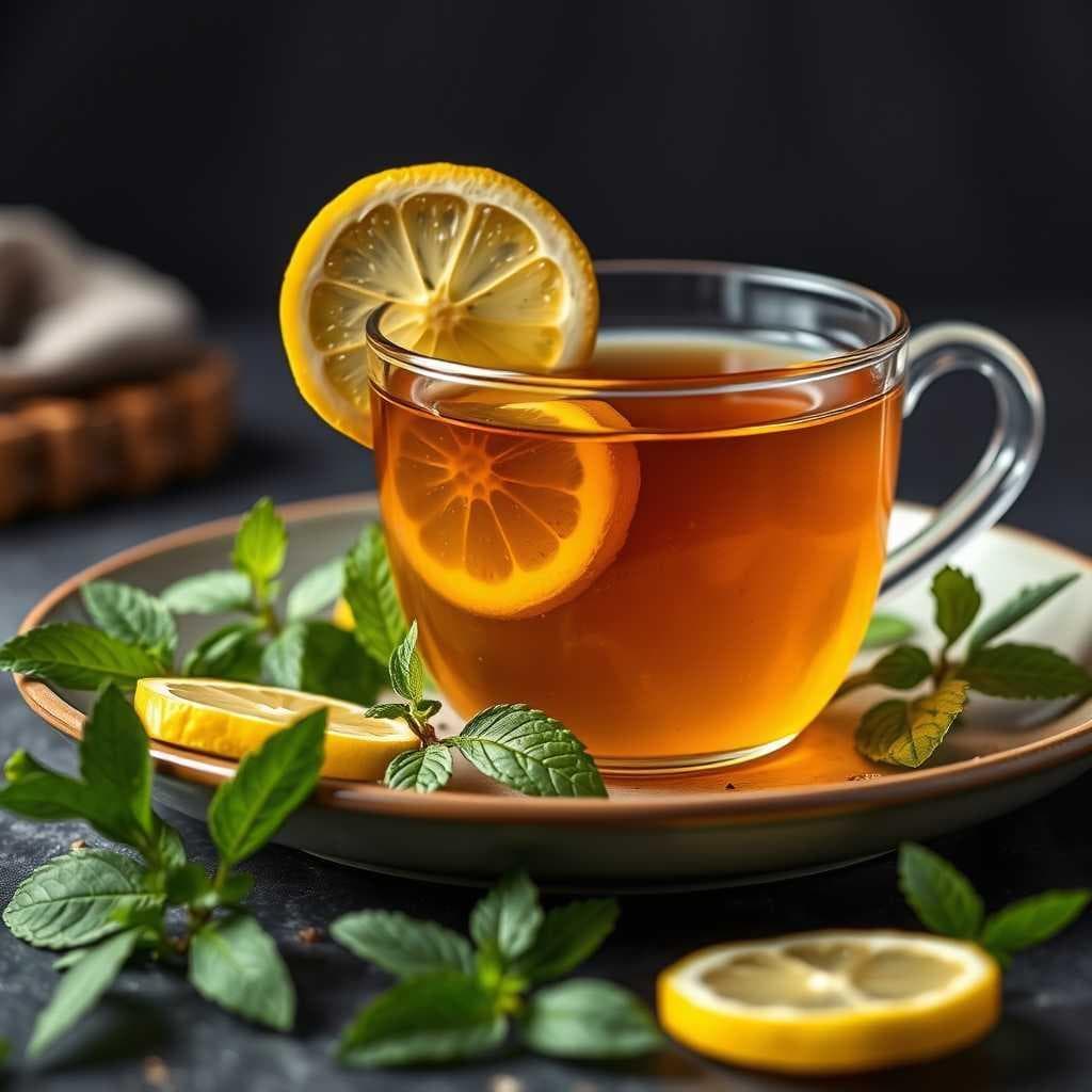 تصویر غذای دمنوش بهلیمو عسل